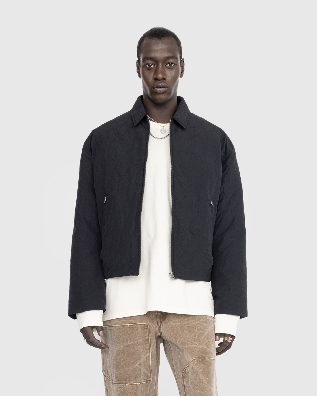 Acne studios clearance nylon bomber jacket